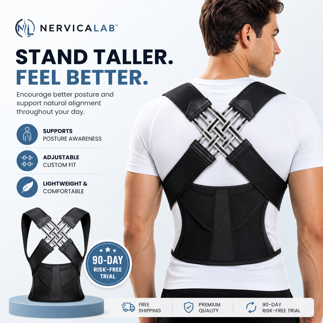 NervicalLab™ Posture Corrector Back Brace